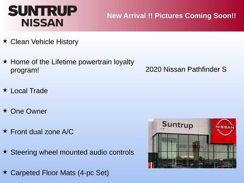 Gun Metallic 2020 Nissan Pathfinder S