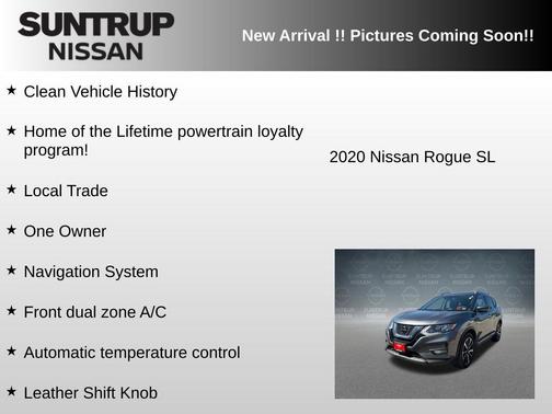 Gun Metallic 2020 Nissan Rogue SL