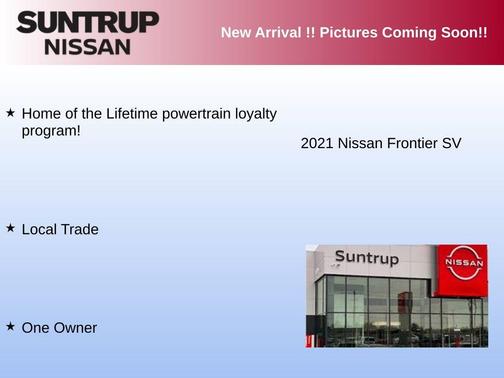 2021 Nissan Frontier SV