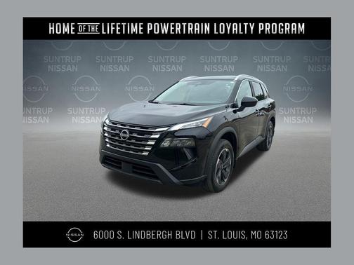 Super Black 2025 Nissan Rogue SV