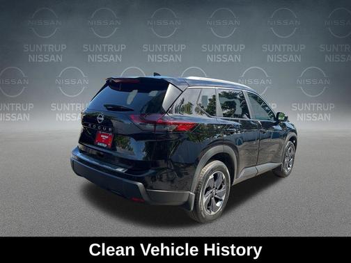 Super Black 2025 Nissan Rogue SV