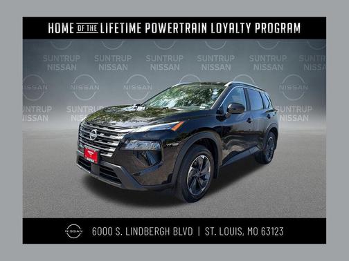 Super Black 2025 Nissan Rogue SV