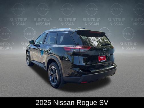 Super Black 2025 Nissan Rogue SV