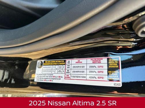 2025 Nissan Altima SR