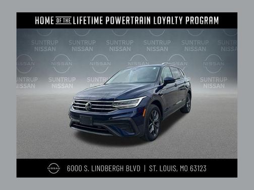 Atlantic Blue 2022 Volkswagen Tiguan 2.0T SE
