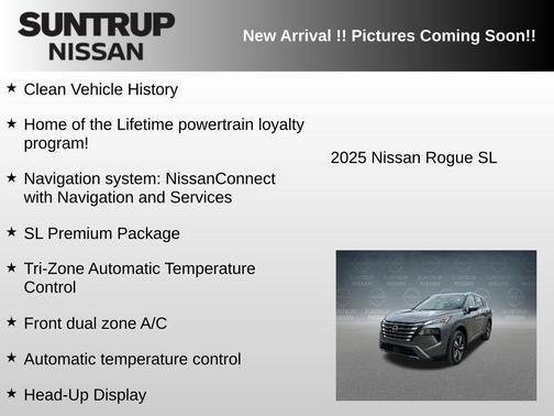 Gun Metallic 2025 Nissan Rogue SL