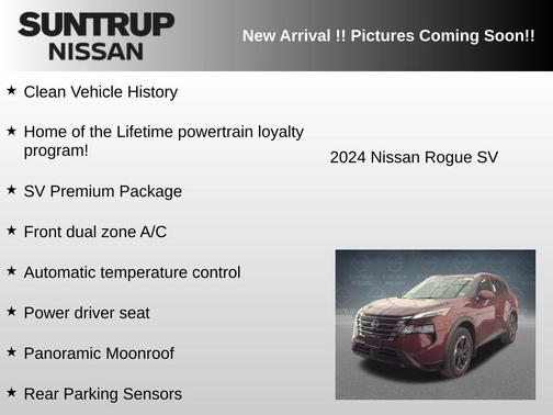 Scarlet Ember 2024 Nissan Rogue SV