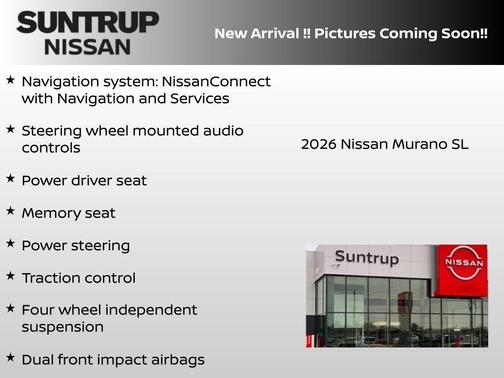 Everest White 2026 Nissan Murano SL