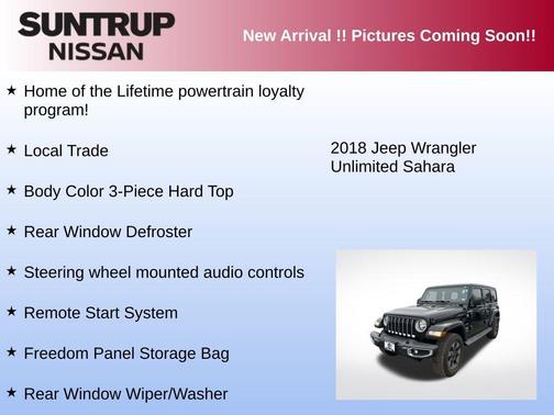 2018 Jeep Wrangler Unlimited Sahara