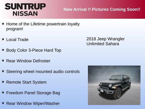 2018 Jeep Wrangler Unlimited Sahara