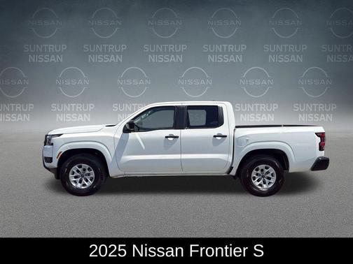 Glacier White 2025 Nissan Frontier S