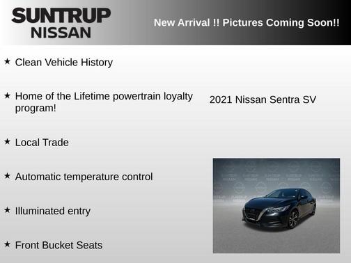 Super Black 2021 Nissan Sentra SV