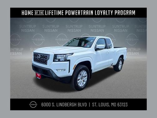Glacier White 2024 Nissan Frontier SV