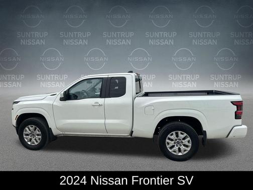 Glacier White 2024 Nissan Frontier SV