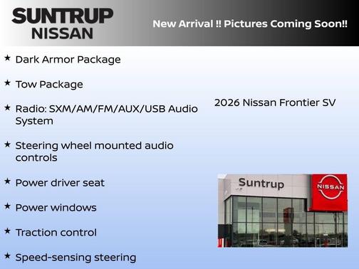 2026 Nissan Frontier SV