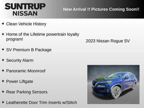 Caspian Blue 2023 Nissan Rogue SV