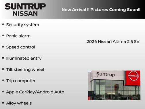 Gun Metallic 2026 Nissan Altima SV