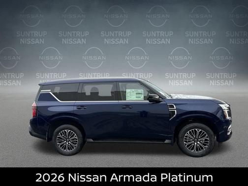 Deep Ocean Blue 2026 Nissan Armada Platinum