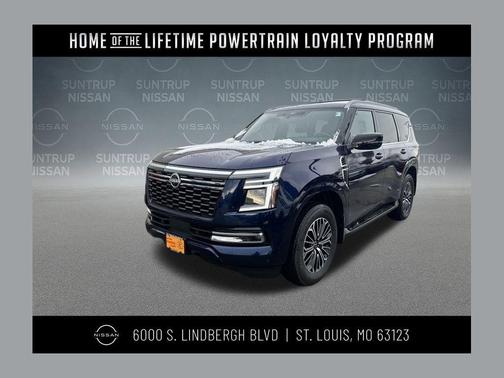 Deep Ocean Blue 2026 Nissan Armada Platinum