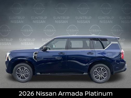Deep Ocean Blue 2026 Nissan Armada Platinum