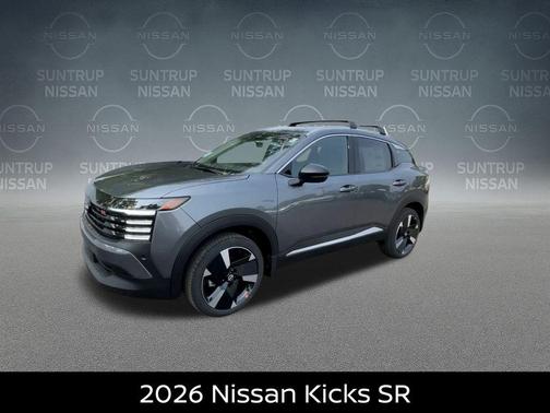 Gun Metallic 2026 Nissan Kicks SR