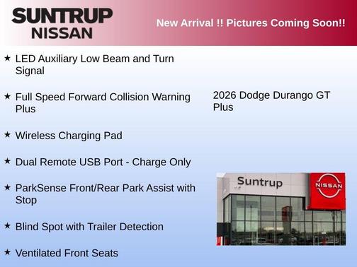 White Knuckle Clearcoat 2026 Dodge Durango GT
