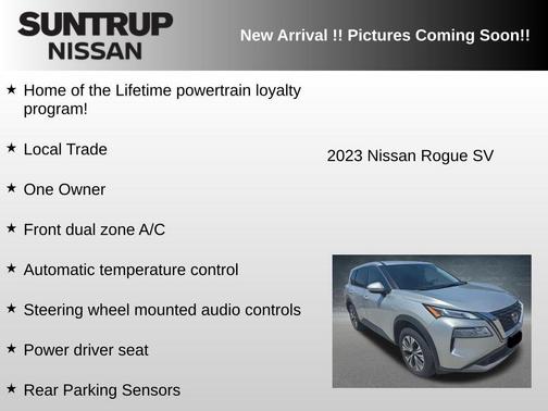 Brilliant Silver Metallic 2023 Nissan Rogue SV