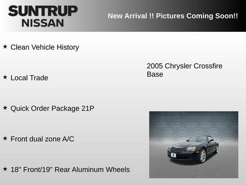 Black 2005 Chrysler Crossfire