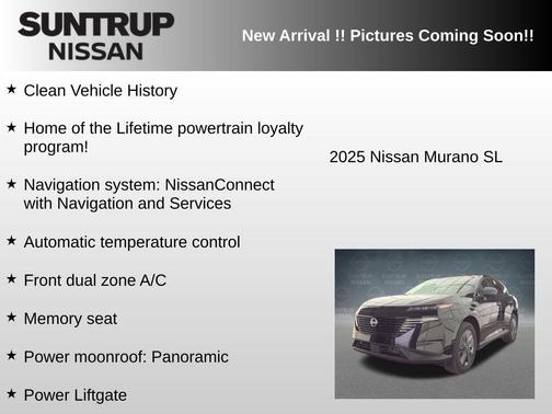 Super Black 2025 Nissan Murano SL