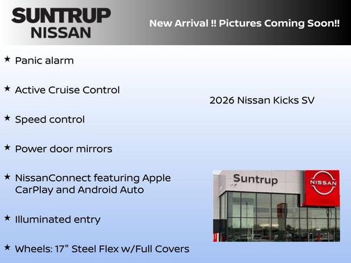 2026 Nissan Kicks SV