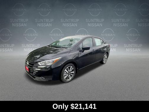 Black 2025 Nissan Versa S
