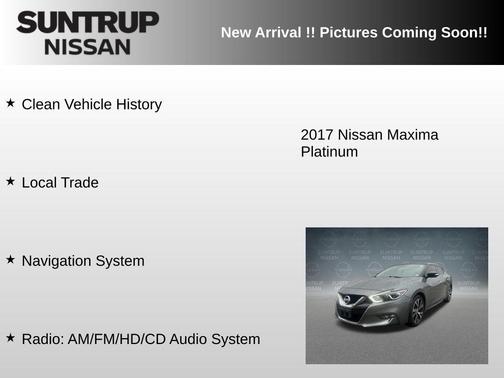2017 Nissan Maxima 3.5 Platinum