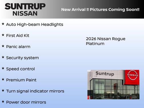 2026 Nissan Rogue Platinum