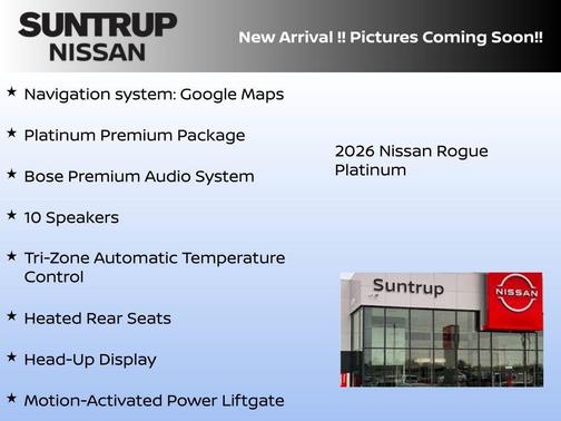 2026 Nissan Rogue Platinum