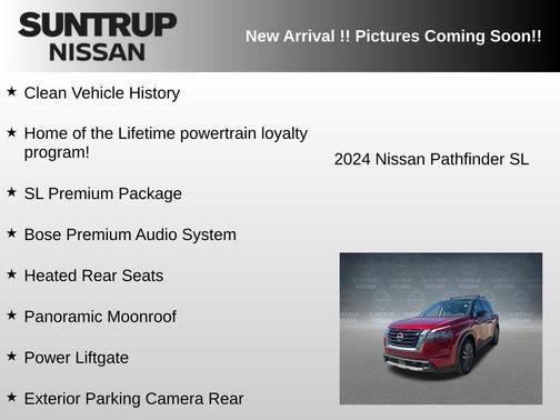 2t Red Blk Roof 2024 Nissan Pathfinder SL