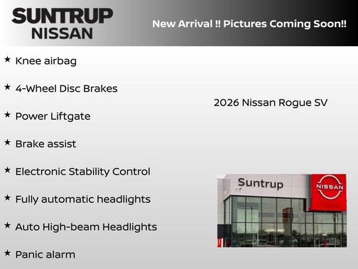 Gun Metallic 2026 Nissan Rogue SV