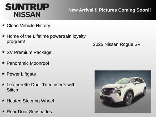 Pearl 2025 Nissan Rogue SV