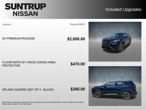 Deep Ocean Blue 2025 Nissan Rogue SV