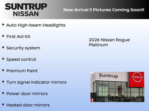 2026 Nissan Rogue Platinum