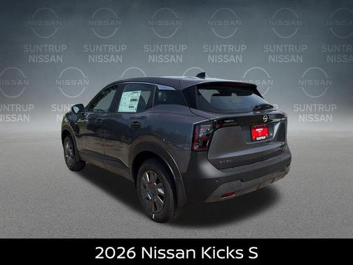 Gun Metallic 2026 Nissan Kicks S