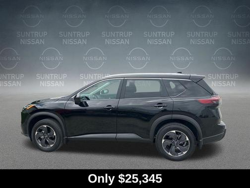 Super Black 2025 Nissan Rogue SV