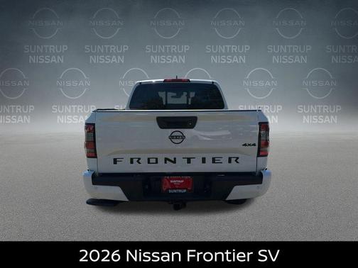 Glacier White 2026 Nissan Frontier SV