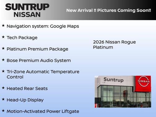2026 Nissan Rogue Platinum