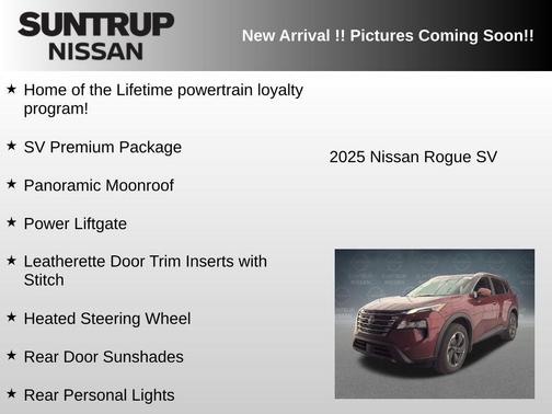 Scarlet Ember Tintcoat 2025 Nissan Rogue SV