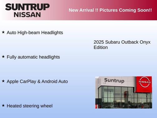 2025 Subaru Outback Onyx Edition