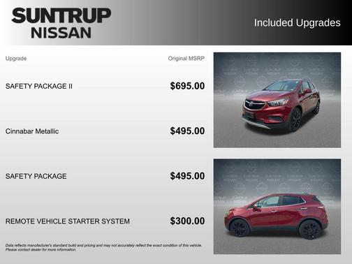Cinnabar Metallic 2021 Buick Encore Preferred