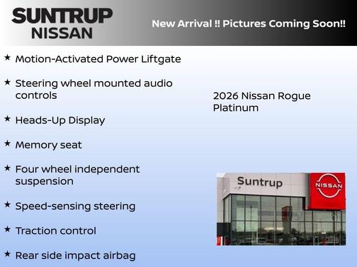 2026 Nissan Rogue Platinum