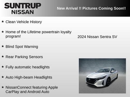 Cloud White 2024 Nissan Sentra SV