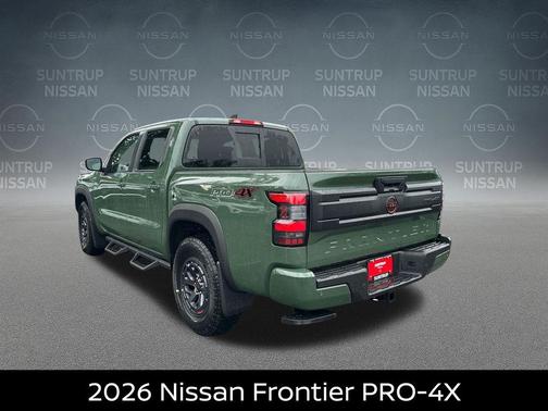 Green 2026 Nissan Frontier PRO-4X