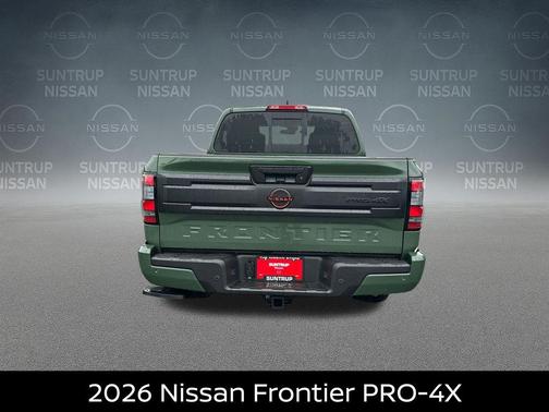 Green 2026 Nissan Frontier PRO-4X